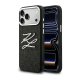 Maska za iPhone 17 Pro Karl Lagerfeld IML Glitter KL Diamond Logo crna - EP2850416