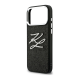 Maska za iPhone 17 Pro Max Karl Lagerfeld IML Glitter KL Diamond Logo crna - EP2850419