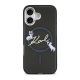 Maska za iPhone 17 Karl Lagerfeld IML Choupettes Karl Script Logo MagSafe crna - EP2849725