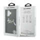 Maska za iPhone 17 Karl Lagerfeld IML Choupettes Karl Script Logo MagSafe crna - EP2849725