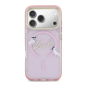 Maska za iPhone 17 Pro Karl Lagerfeld IML Choupettes Karl Script Logo MagSafe pink - EP2850422