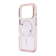 Maska za iPhone 17 Pro Karl Lagerfeld IML Choupettes Karl Script Logo MagSafe pink - EP2850422