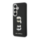 Maska za Samsung S26/ S941B Karl Lagerfeld Saffiano Double Heads Metal crna - EP2879107