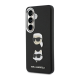 Maska za Samsung S26 Plus/ S946B Karl Lagerfeld Saffiano Double Heads Metal crna - EP2879110