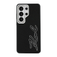 Maska za Samsung S26 Ultra/ S948B Karl Lagerfeld Grained Signature Metal Resin Logo crna - EP2879116