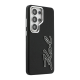 Maska za Samsung S26 Ultra/ S948B Karl Lagerfeld Grained Signature Metal Resin Logo crna - EP2879116
