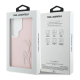 Maska za Samsung S26 Ultra/ S948B Karl Lagerfeld Grained Signature Metal Resin Logo roze - EP2879119