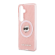 Maska za Samsung S26/ S941B Karl Lagerfeld IML Repeated Choupette MagSafe roze - EP2879122