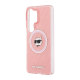 Maska za Samsung S26 Ultra/ S948B Karl Lagerfeld IML Repeated Choupette MagSafe roze - EP2879125