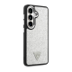 Maska za Samsung S26/ S941B silver Guess Fixed Glitter Triangle MagSafe - EP2879215