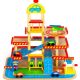 ECO TOYS Drvena garaža sa liftom i automobilima - HM013290