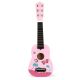 ECO TOYS Drvena gitara za decu sa metalnim žicama pink - EP2751955