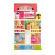 ECO TOYS Drvena kućica za lutke sa bazenom i rasvetom - W06A333E