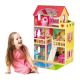 ECO TOYS Drvena kućica za lutke sa bazenom i rasvetom - W06A333E