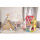 ECO TOYS Drvena kućica za lutke sa bazenom i rasvetom - W06A333E