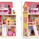 ECO TOYS Drvena kućica za lutke na 3 sprata - 8209-1-1-1-1