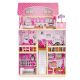 ECO TOYS Drvena kućica za lutke sa nameštajem i LED svetlom - HM006391