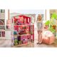 ECO TOYS Drvena kućica za lutke sa liftom Malibu Residence - 4118-1-1-1