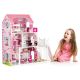 ECO TOYS Drvena kućica za lutke sa liftom XXL - TL49059