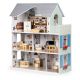 ECO TOYS Drvena kućica za lutke sa nameštajem Emma Residence - 8301