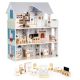 ECO TOYS Drvena kućica za lutke sa nameštajem Emma Residence - 8301