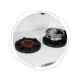 ECO TOYS Drvena kuhinja za decu sa dodacima, bela - PLK563W