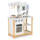 ECO TOYS Drvena kuhinja za decu sa dodacima, bela/braon - TK040A-WHITE