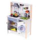 ECO TOYS Drvena kuhinja za decu sa mašinom za veš, bela - TL403005