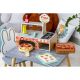 ECO TOYS Igračka drvena pećnica za pizzu - 4366