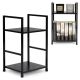 MODERNHOME Drvena polica sa dva nivoa, loft black - CWJ302448 B