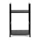 MODERNHOME Drvena polica sa dva nivoa, loft black - CWJ302448 B