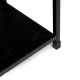 MODERNHOME Drvena polica sa dva nivoa, loft black - CWJ302448 B
