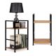 MODERNHOME Drvena polica sa dva nivoa, loft wild oak - CWJ302448 WO