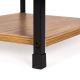MODERNHOME Drvena polica sa dva nivoa, loft wild oak - CWJ302448 WO