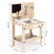 ECO TOYS Drvena igračka radionica za decu sa alatom - W03D076E
