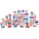 ECO TOYS Drvene edukativne kocke sa podlogom City, 115 delova - HM015220