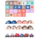 ECO TOYS Drvene edukativne kocke sa podlogom City, 115 delova - HM015220