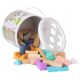 ECO TOYS Drvene kocke u kutiji, 50 komada - 2506-1-1