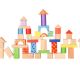 ECO TOYS Drvene kocke Napravi zamak,  100 delova - 2007-1-1