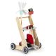 ECO TOYS Drveni set za čišćenje sa kolicima i usisivačem XXL - 4404-1-1