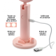 Drzac za mobilni sa LED rasvetom makeup K5 pink - 92209-1