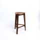 MEDA FURNITURE Drvena polubarska stolica Terca Orah - OrahPBIzd35