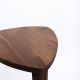 MEDA FURNITURE Drvena barska stolica Orah ravna - OrahRavTer35