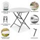 ePRO sklopivi baštenski SET sto Ø80 74cm + 2 stolice, metal-plastika - EP3027147