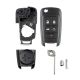 888 CAR ACCESSORIES Kućište oklop ključa chevrolet 5 tastera - E09-AP000