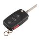 888 CAR ACCESSORIES Kućište oklop ključa 4 dugmeta za Audi - E113-AP000