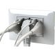Uticnica USB P503 (1 suko+2 bipasso+2 USB C) Vimar Plana bela 4BUSBP503.V14 - EP3055761