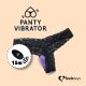 Panty Vibe Black vibrator sa daljinskim upravljanjem - EP3070900