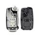 888 CAR ACCESSORIES Kućište oklop ključa za volkswagen 3 tastera vw3bts - E62-AP000