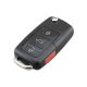 888 CAR ACCESSORIES Kućište oklop ključa volkswagen 3 + 1 tastera - E66-AP000